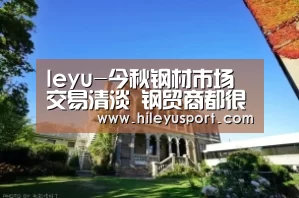 leyu-今秋钢材市场交易清淡 钢贸商都很失望
